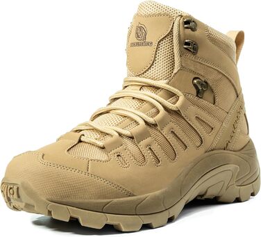 Чоловічі трекінгові черевики, тактичний рюкзак, легкі пустельні черевики (44 EU, пісочно-хакі)
