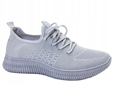 Жіночі легкі дихаючі кросівки-сліпони на шнурівці, сірі (попіл), 39