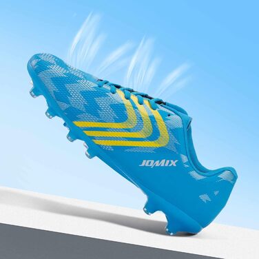 Чоловічі футбольні бутси JOMIX FG – Легкі, неслизькі, з міцним синтетичним верхом (44 EU, Синій)