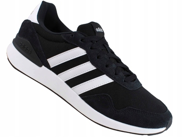 Чоловічі легкі спортивні кросівки adidas Run 60s 4.0, чорні, JR6622, 43 1/3