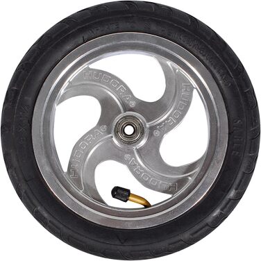 Самокат HUDORA BigWheel 205 для дітей і дорослих, міський, складаний, регульований, з ременем для перенесення, до 120 кг, сріблясто-білий