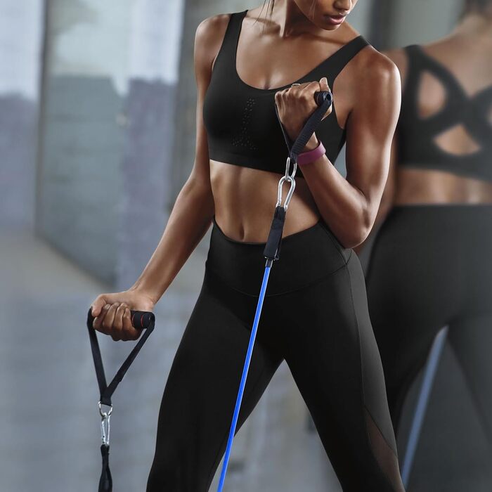 Набір еластичних стрічок Himalaya Widerstandsbänder Set 100lbs/150lbs для фітнесу, йоги, пілатесу та силових тренувань (68 кг)