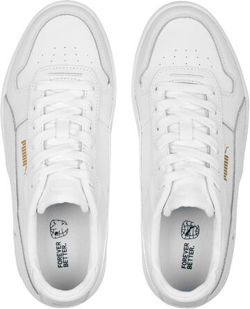 Жіночі кросівки PUMA Carina Street, білі з золотистими деталями, розмір 40 EU