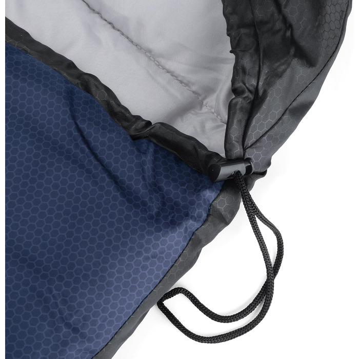 Спальний мішок Outplea для кемпінгу, 3-4 сезони, водонепроникний, 220x80 см, для дорослих та дітей, блакитний