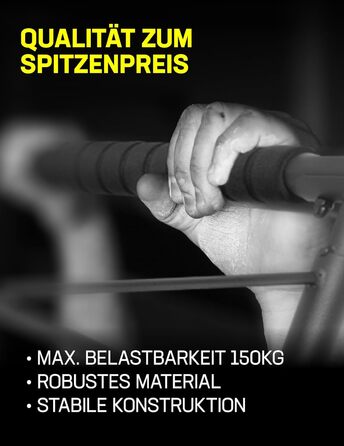 Турнік SPORTINATOR® для стандартних дверних отворів, 100×27×34 см, складаний, з м'якими ручками — для домашнього спортзалу