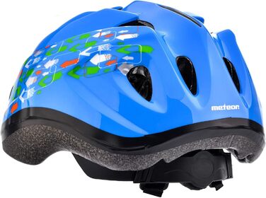 Дитячий велосипедний шолом meteor® S 48-52 см, безпечний шолом для велосипеда, самоката, роликів, скейтборду, BMX, дизайн зі стрілками