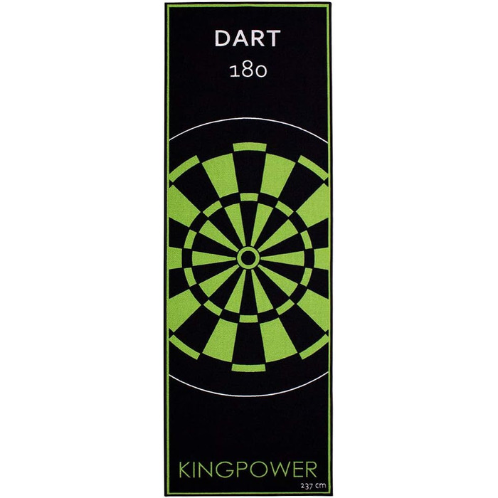 Килимок для дартсу Kingpower 237x80 см, гумовий, захисний, дизайн 5, для дротиків і мішені, аксесуари для дартсу