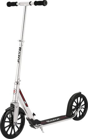 Самокат Razor A6 для підлітків та дорослих, білий - з регульованим кермом, складною конструкцією, до 100 кг