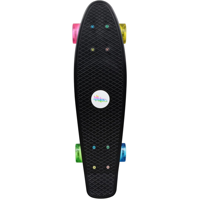 Скейтборд NEON із світними колесами Fun, без правил, authentic sports & toys GmbH