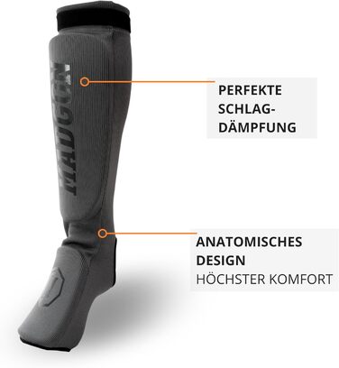 Набір захисних щитколоток MADGON для MMA, кікбоксингу та бойових мистецтв (1 пара) з мішком для відбивання