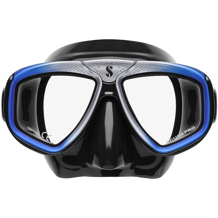 Маска для дайвінгу Scubapro Zoom EVO чорна/синя, силіконова