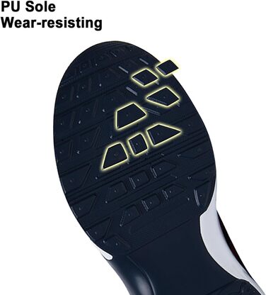 Жіночі кросівки Hitmars для бігу та фітнесу. Зручні, з повітряною подушкою, антиковзаючі. Розміри EU 36-46, кольори: чорний, рожевий, червоний, помаранчевий, фіолетовий, білий.