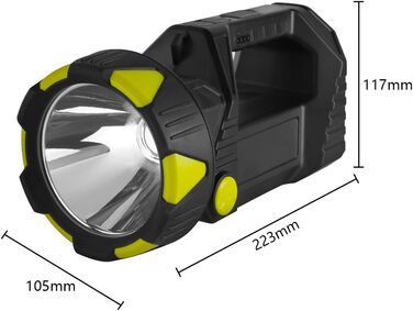Ліхтар кемпінговий LED Flintronic 1000 люмен, перезарядний, 8 режимів, водонепроникний, powerbank 3600mAh, чорний