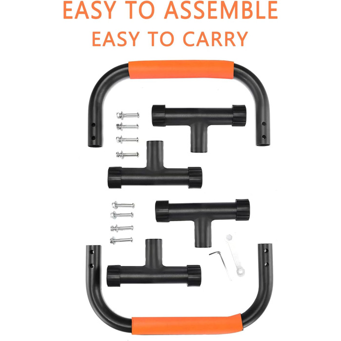 Паралелепіди з неслизькими ручками, 42 см, сталеві, для калістеніки, фітнесу, стійки для перекидів та віджимань