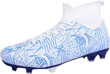 Чоловічі футбольні бутси Madame Fussballschuhe, розмір 36 EU, біло-блакитні