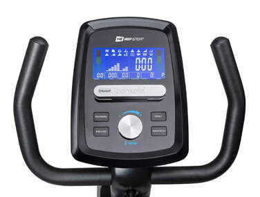 Горизонтальний велотренажер Hop-Sport HS-070L Helix червоний iConsole+