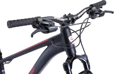 Гірський велосипед BIKESTAR Hardtail алюмінієвий, 21 швидкість Shimano, дискові гальма, 27.5