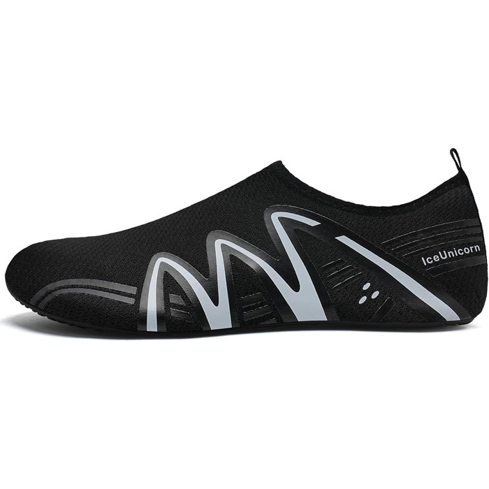 Чоботи для плавання IceUnicorn: зручні аквашузи для жінок та чоловіків, розмір 38/39 EU, колір чорний