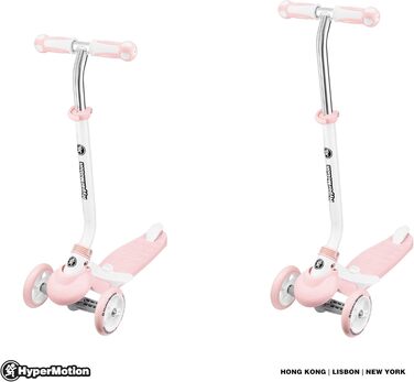 Самокат дитячий Kinderroller 5 в 1 рожевий: самокат-біговел, з сидінням, для дівчаток та хлопчиків