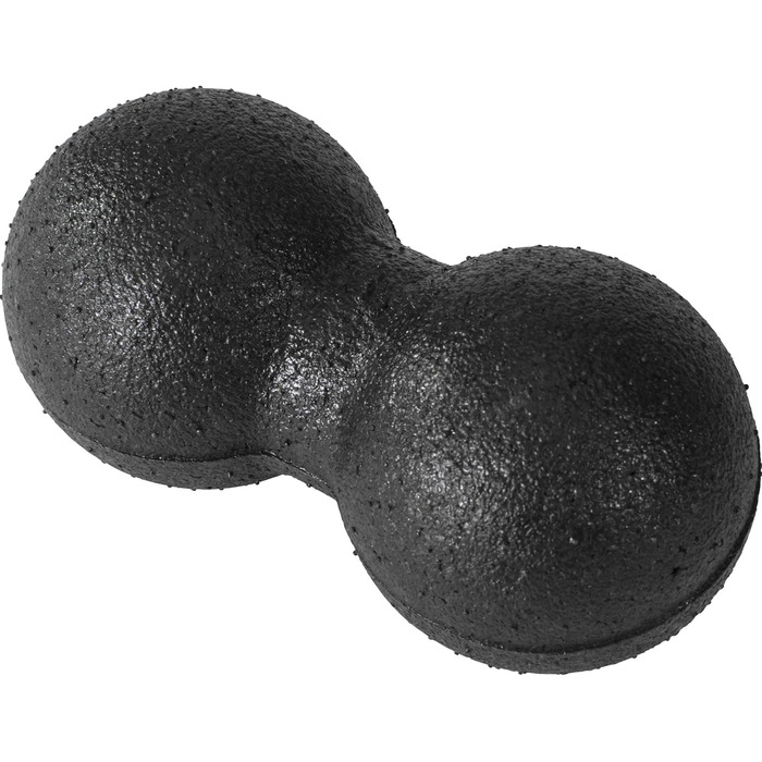 GORILLA SPORTS® Набір для фасціального масажу: ролик, м’яч, дуобол, 3/4/5 шт, пінний, чорний – фасціальний масажер, масажний набір для тренування
