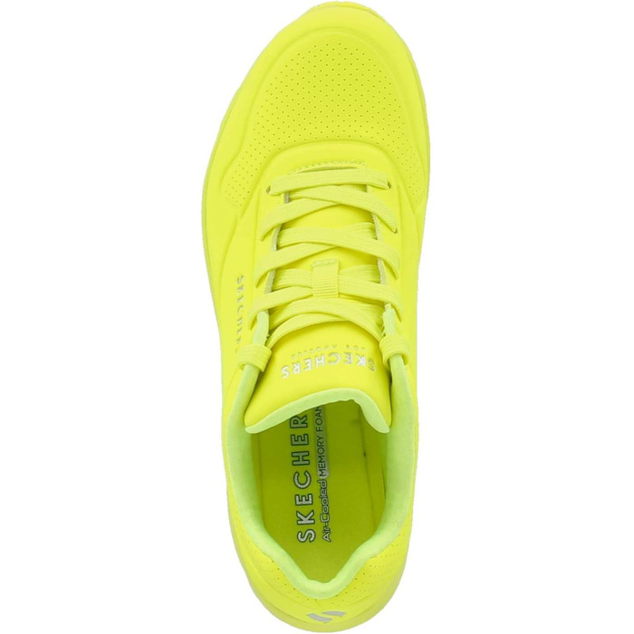 Кросівки жіночі Skechers UNO Night Shades Neon Yellow Durabuck 42 EU