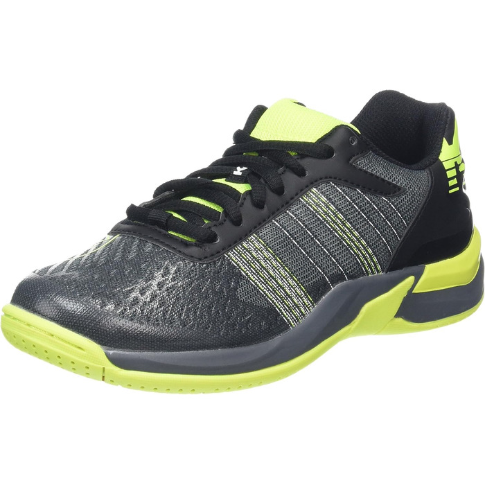 Дитячі гандбольні кросівки Kempa Attack Contender Junior - чорний, сірий, жовтий (29 EU)