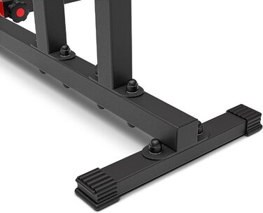 Стійка для штанги Marbo Sport MS-S104, регульована, багатофункціональна, з фіксацією, для спортзалу, дві варіації