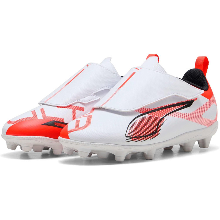 Дитячі футбольні бутси PUMA Ultra 5 Play V Fg/Ag Rb Jr - 34.5 EU (Білий, Чорний, Червоний)