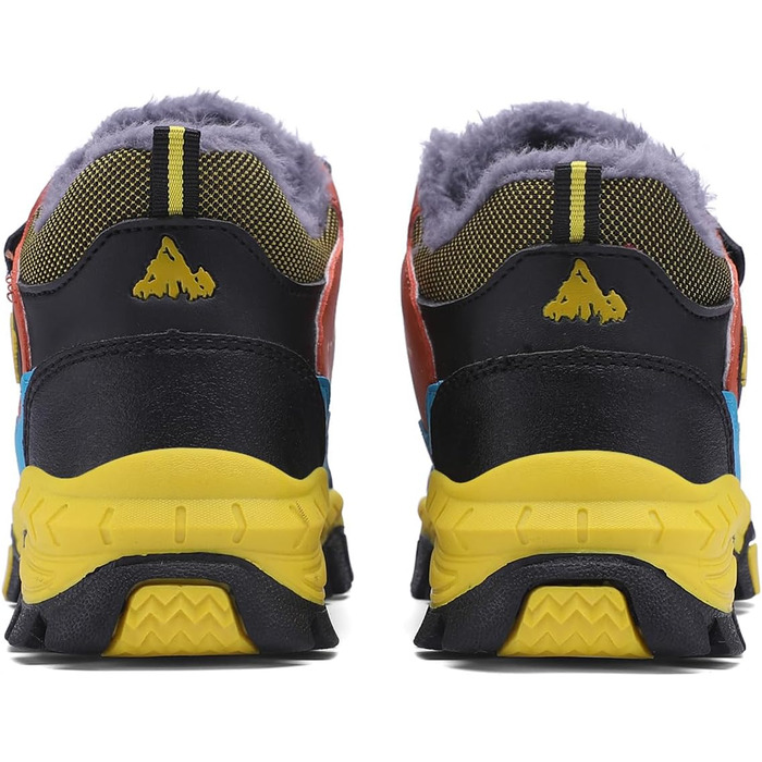 Дитячі зимові черевики Kinder Outdoor - теплі, взуття для прогулянок, трекінгу та гори, для хлопчиків та дівчаток, розмір 40 EU, помаранчеві