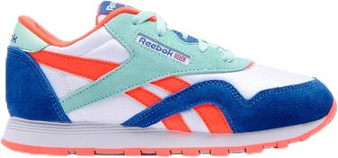 Дитячі кросівки Reebok Cl-Nylon, 29 EU, блакитний/білий/помаранчевий