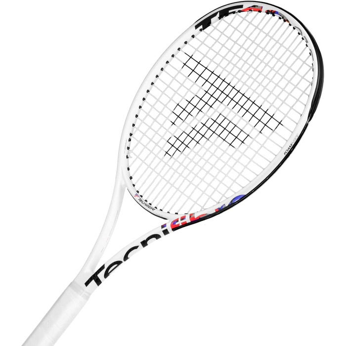 Тенісна ракетка Tecnifibre TF-40 315g (16x19), турнірна, біло-чорна, розмір ручки 4 1/2, без струн