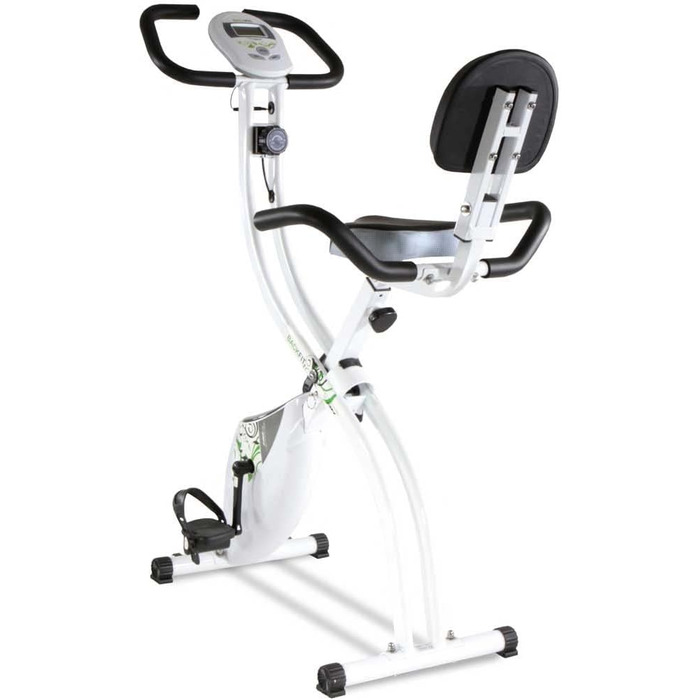 Складаний велотренажер Tecnovita by BH Back FIT YF91, магнітна система, подвійна передача, монітор, транспортні ролики