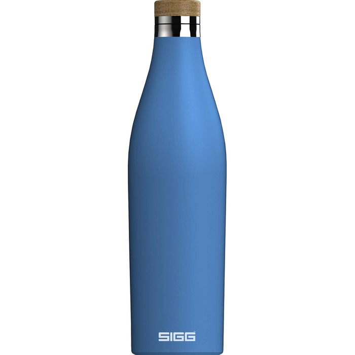 Термос пляшка SIGG Meridian з нержавіючої сталі 0,5/0,7 л, ізольована, герметична, BPA-free, бамбукова кришка