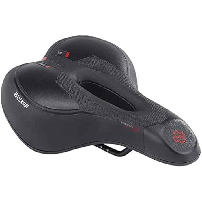 Сідло для велосипеда Wittkop Medicus Pro 6.2 250х180 мм жіноче, чорне