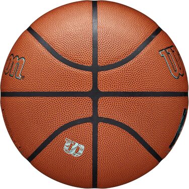 Баскетбольний м'яч Wilson NBA Forge Plus Eco №7 для залу та вулиці, помаранчевий