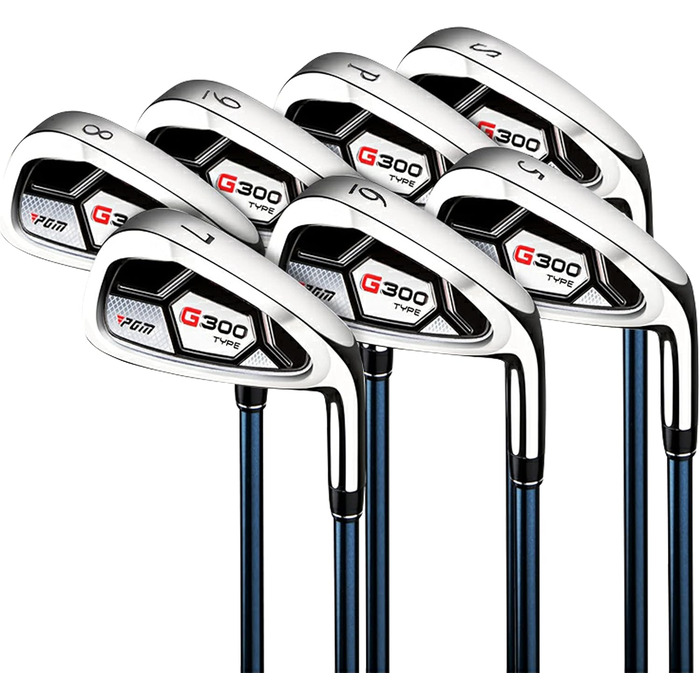 Набір гольф-клубу PGM для чоловіків – 9/12 штук, драйвер Titan #1, міцні залізи, прощальний паттер, для правшів та лівшів, 12 гольф-клубу з графітовим сердечником