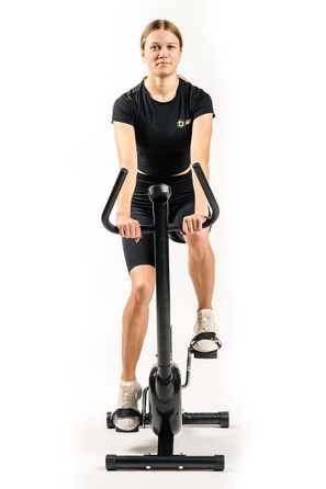 Велотренажер Besport BS-1430 EasyRide чорно-жовтий