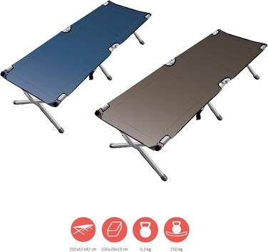 Намет-ліжко GRAND CANYON Topaz Camping Bed L (Темно-синій)