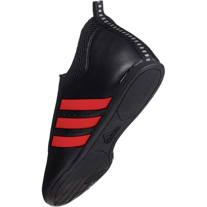 Кросівки для карате та тхеквондо Adidas для чоловіків, жінок, дітей та тренерів. Білі, чорні, червоні. Розмір 8.5 (265 мм)