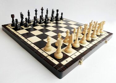 Шаховий набір Chess Club 47 см турнірний, дерев'яний, ручна робота, класична гра