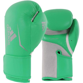 Боксерські рукавички adidas Speed 100, 12 oz, зелено-сріблясті