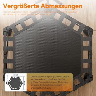 Трамплін для фітнесу в приміщенні з конструкцією 