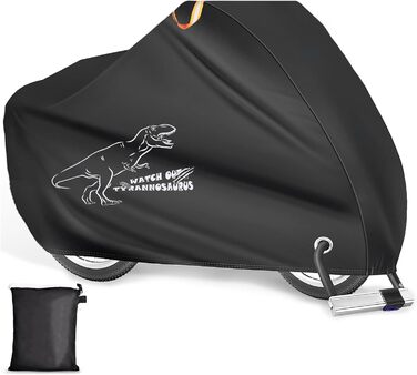 Водонепроникний чохол для велосипеда на 1/2/3 велосипеда, 210D Oxford, захист від дощу, пилу, сонця, вітру, для гірських, шосейних, електровелосипедів, розмір L (200x65x98 см)