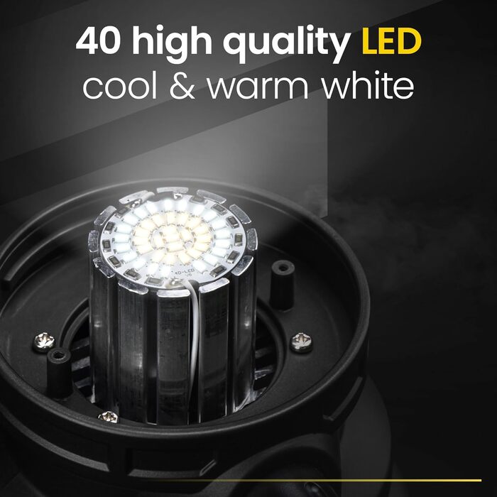 LED Ліхтар для кемпінгу BigBoy 1300 Lumen, IP64, регулювання яскравості, змінна колірна температура, акумуляторний, зелений