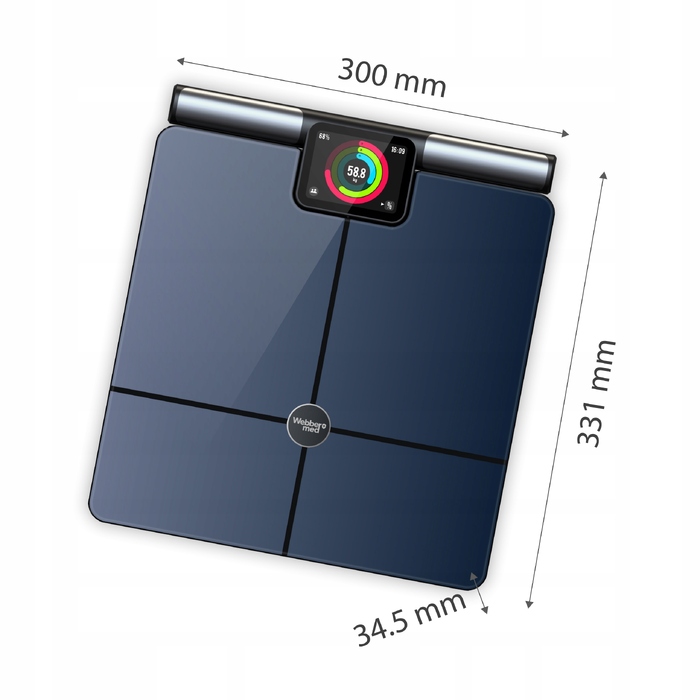 Розумні ваги для ванної кімнати Siena PS636C Webber PRO+ WiFi