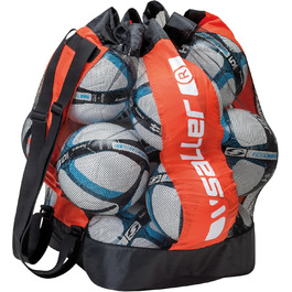 Сумка для м'ячів Saller Ballsack 15.0, 45x82 см, чорна-оранжева