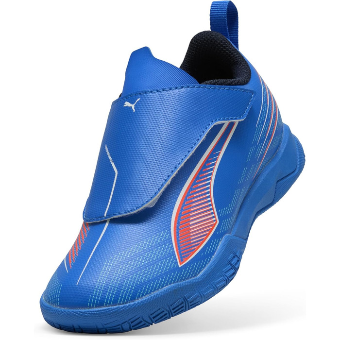 Дитячі футбольні бутси PUMA Ultra 6 Play V It Jr - блакитний, білий, червоний (3.5)