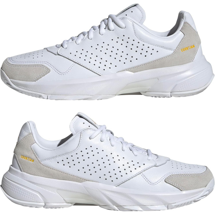 Тенісні кросівки adidas CourtJam Control 3 Premium Unisex 40 EU Cloud White
