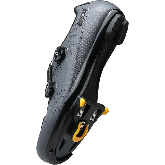 Велосипедні черевики для чоловіків та жінок, сумісні з SPD-SL педалями, встановлення SPD/Look KEO, розмір 38 EU, сірі