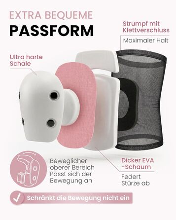 Захист для колін та ліктів 99FLIPS для дітей 3-8 років, рожевий (Candy PINK) - комплект для роликів, скейтборду, самокату (XS)